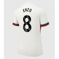 Stroje piłkarskie Chelsea Enzo Fernandez #8 Koszulka Wyjazdowej dla damskie 2025-26 Krótki Rękaw